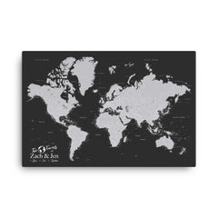 Push Pin World Map With Pins