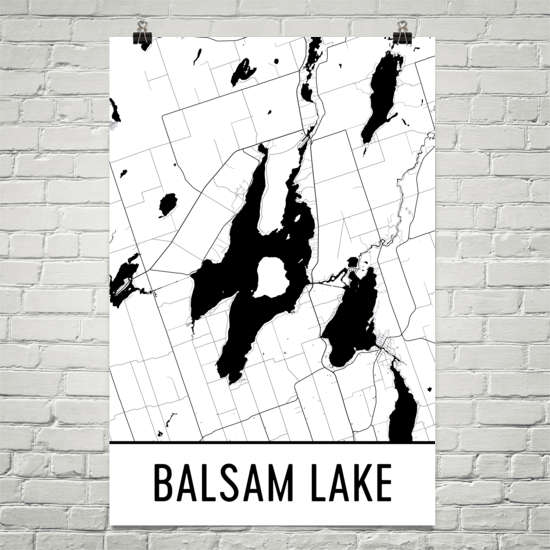Balsam Lake ON Art and Maps