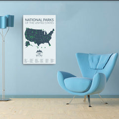 National Park Map Gift