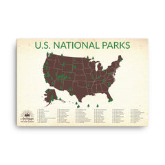 Personalized National Park Map