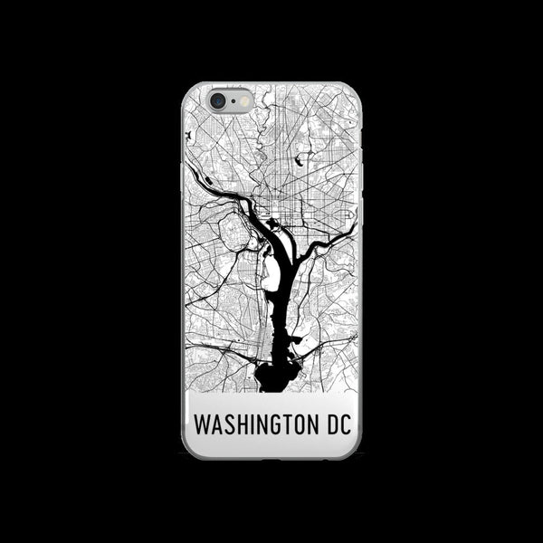 Washington DC Map iPhone 5 or 5s Case by Modern Map Art