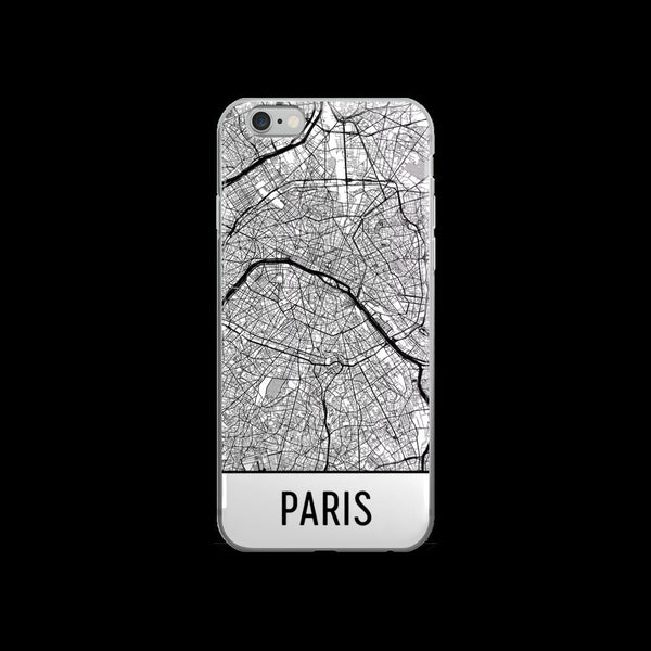 Paris Map iPhone 5 or 5s Case by Modern Map Art