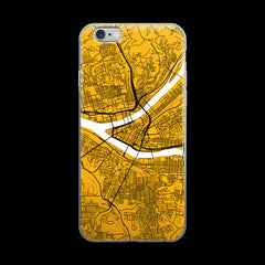 Pittsburgh Map iPhone 7 Case by Modern Map Art