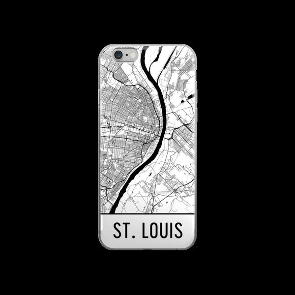 St. Louis Map iPhone 5 or 5s Case by Modern Map Art