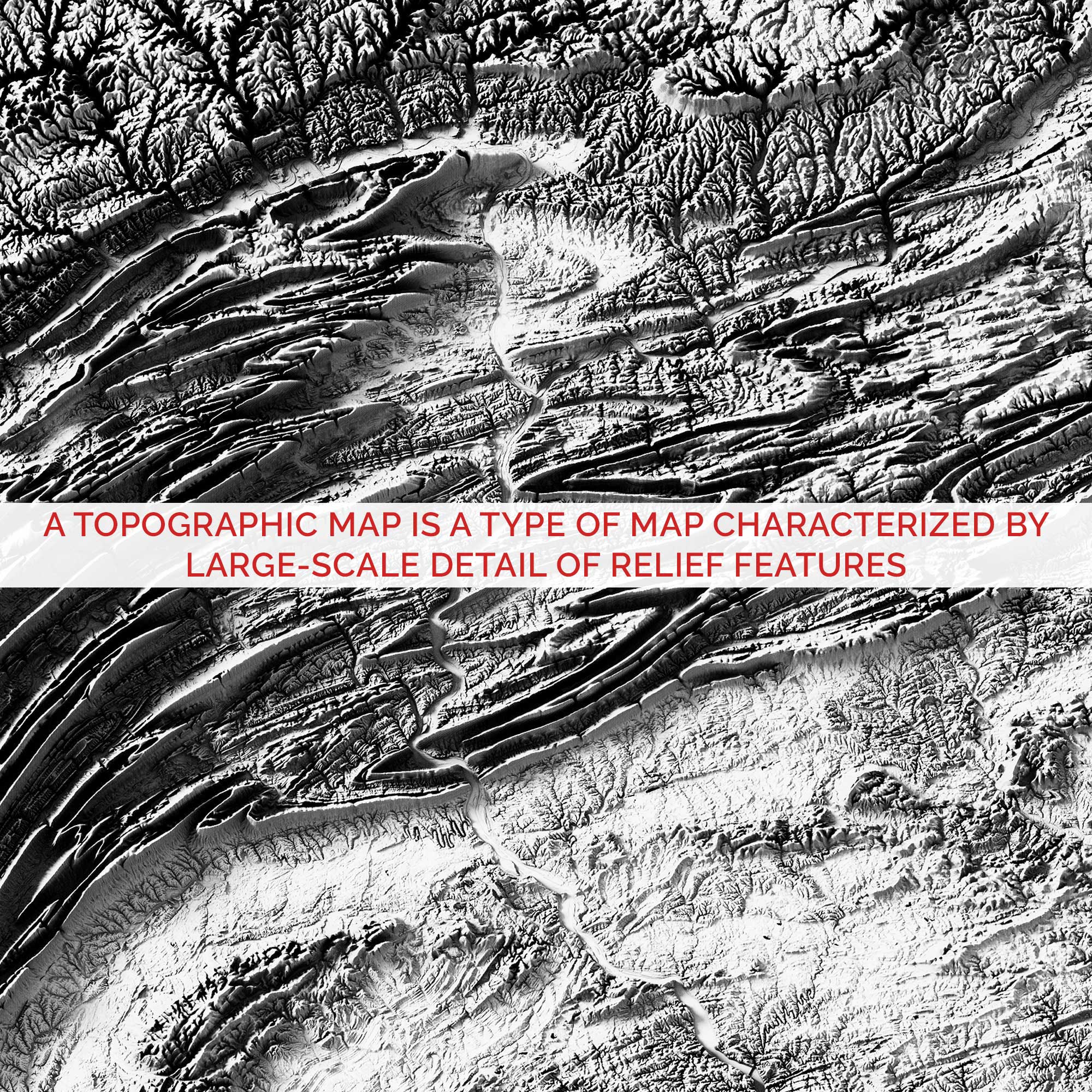 Topography Vector Kansas Kansas State Topographic Map Art Black & White – Modern Map Art
