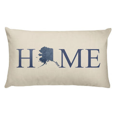 Alaska Map Pillow – Modern Map Art