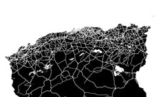 Algeria Wall Map Print - Modern Map Art