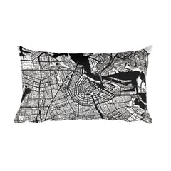 Amsterdam Map Pillow – Modern Map Art