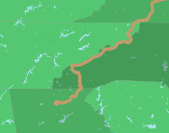 Appalachian Trail Map Art Prints