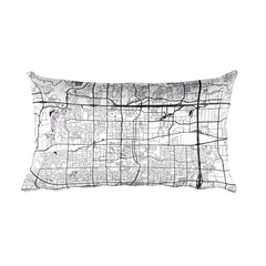 Arlington Map Pillow – Modern Map Art