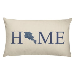 Armenia Map Pillow – Modern Map Art