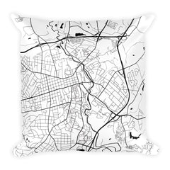 Athens (OH) Map Pillow – Modern Map Art