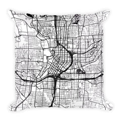 Atlanta Map Pillow – Modern Map Art