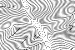 Baldy and Guyot Topographic Map Art