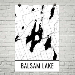 Balsam Lake ON Art and Maps