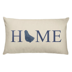 Barbados Map Pillow – Modern Map Art