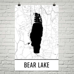 Bear Lake ID Art and Maps