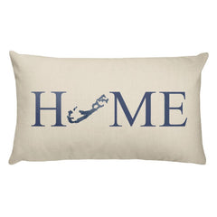 Bermuda Map Pillow – Modern Map Art