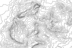 Big Bend Topographic Map Art