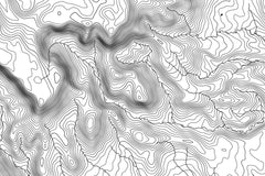 Bryce Canyon National Park Topographic Map Art
