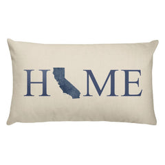 California Map Pillow – Modern Map Art