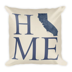 California Map Pillow – Modern Map Art