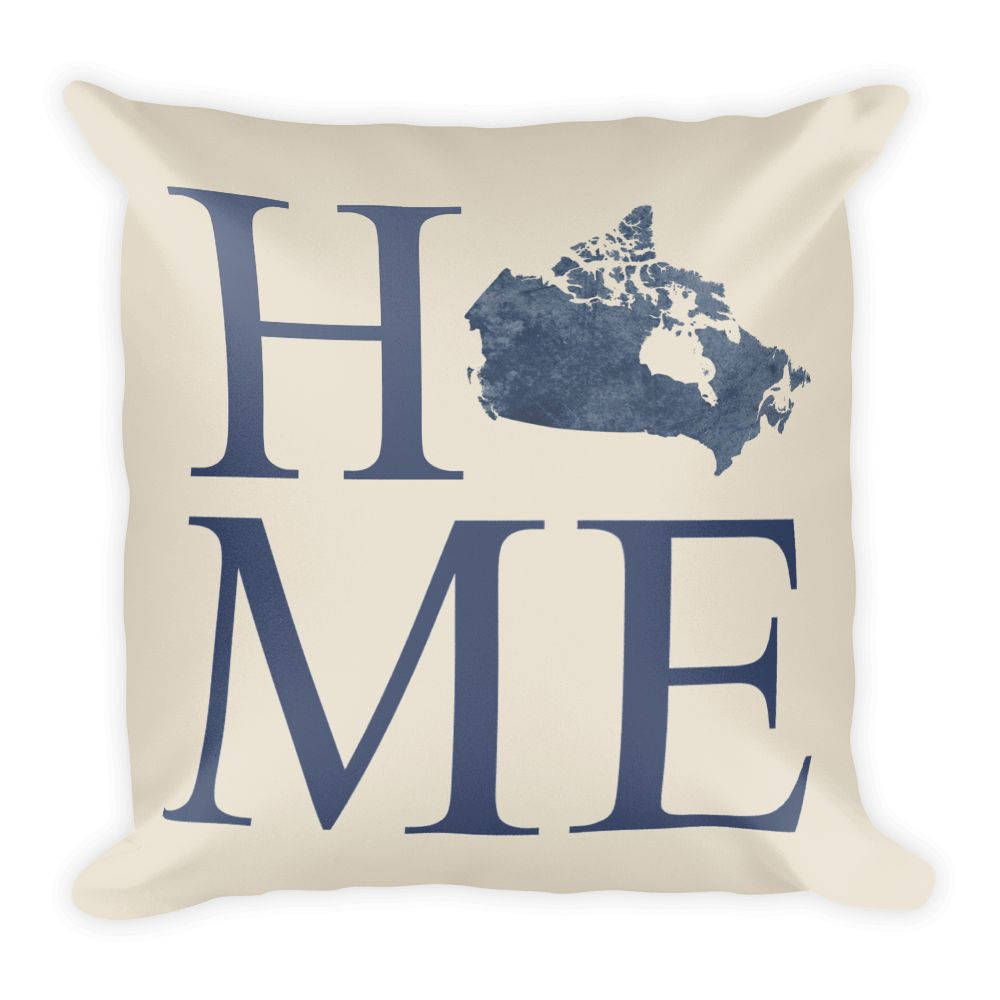Canada Map Pillow – Modern Map Art