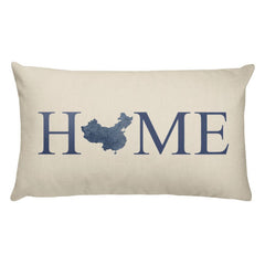 China Map Pillow – Modern Map Art