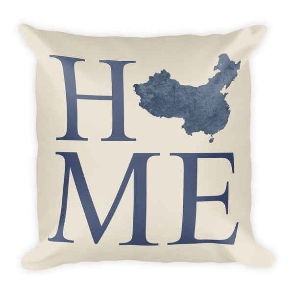 China Map Pillow – Modern Map Art