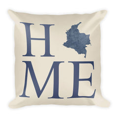 Colombia Map Pillow – Modern Map Art