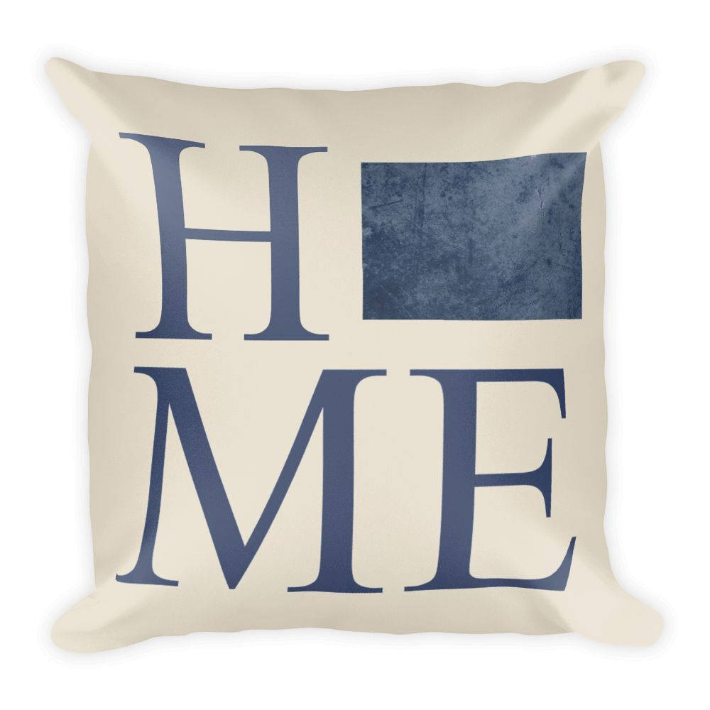 Colorado Map Pillow – Modern Map Art