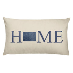 Colorado Map Pillow – Modern Map Art