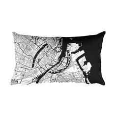 Copenhagen Map Pillow – Modern Map Art