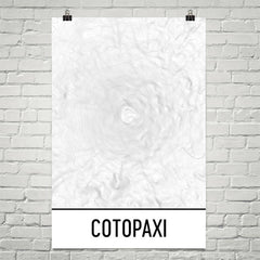 Cotopaxi Topographic Map Art
