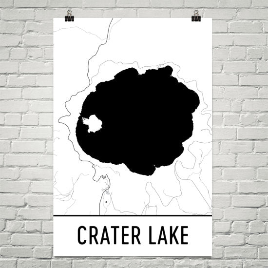 Crater Lake OR Art and Maps
