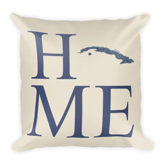 Cuba Map Pillow – Modern Map Art