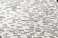 Push Pin Navy Travel Map USA - With 1,000 Pins!