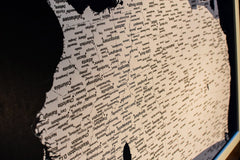 Push Pin Navy Travel Map USA - With 1,000 Pins!