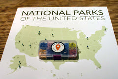 National Parks Push Pin Map