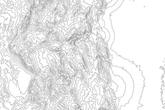 Death Valley National Park Topographic Map Art