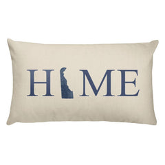 Delaware Map Pillow – Modern Map Art