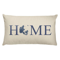Denmark Map Pillow – Modern Map Art