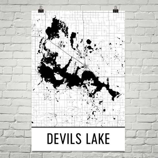 Devils Lake ND Art and Maps