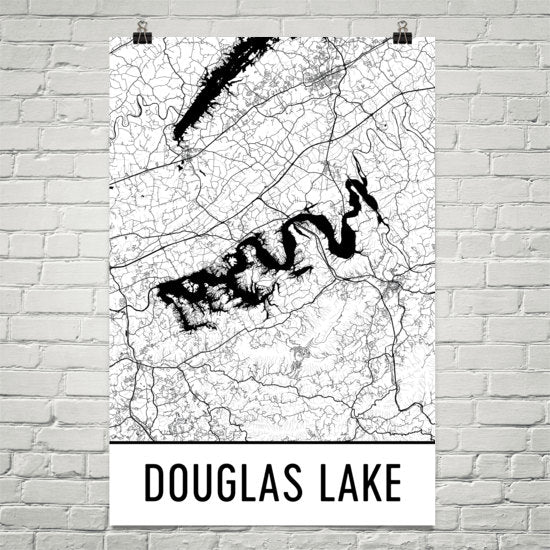 Douglas Lake TN Art and Maps