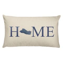 El Salvador Map Pillow – Modern Map Art