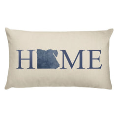 Egypt Map Pillow – Modern Map Art