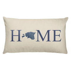 Estonia Map Pillow – Modern Map Art