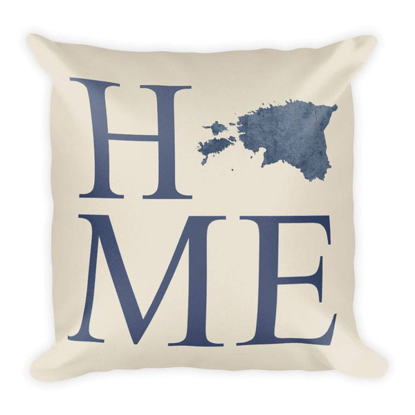 Estonia Map Pillow – Modern Map Art