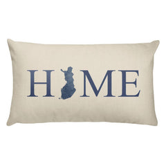 Finland Map Pillow – Modern Map Art