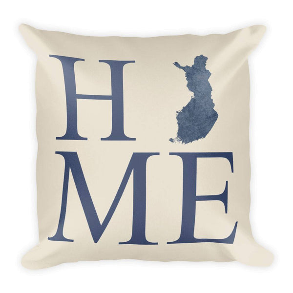 Finland Map Pillow – Modern Map Art